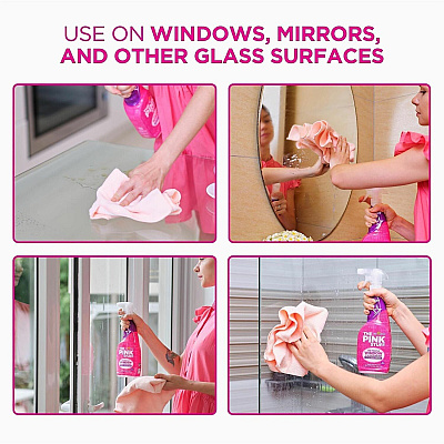 The Pink Stuff Window Cleaner with Rose Vinegar (82384)