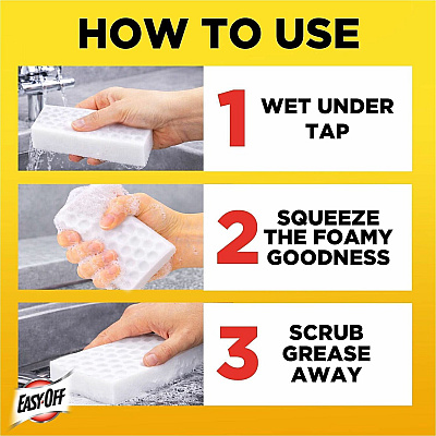 EASY-OFF Heavy Duty 2-in-1 Eraser (01776)
