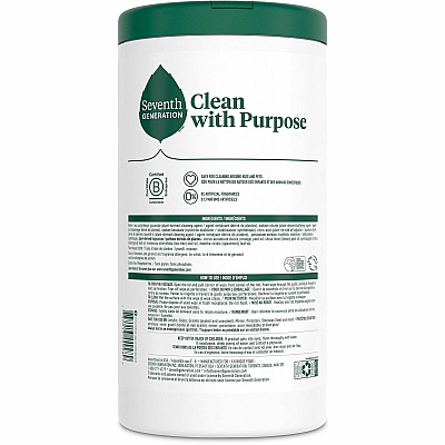 Seventh Generation Multipurpose Wipes (44998CT)