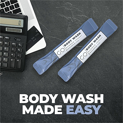Go Mouthwash Go Mouthwash Travel-Size Body Wash Packets (BW250)