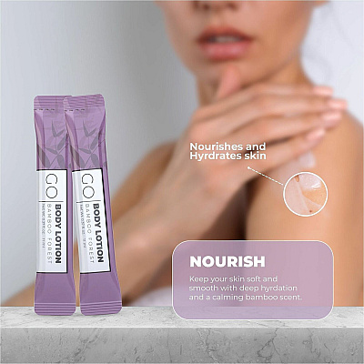 Go Mouthwash Go Mouthwash Travel-Size Body Lotion Packets (BL250)