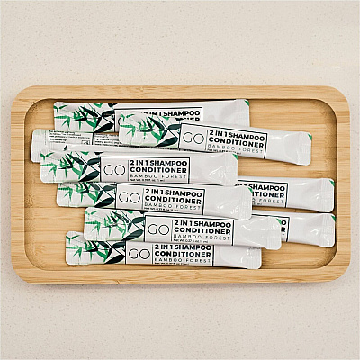Go Mouthwash Go Mouthwash Travel-Size 2-in-1 Shampoo/Conditioner Packets (SC20)
