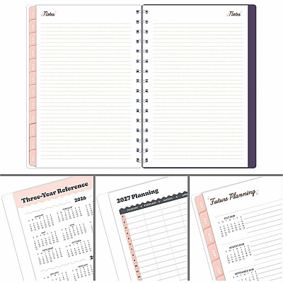 Mead CatCoq Retro Flower Weekly/Monthly Planner (CC02200)