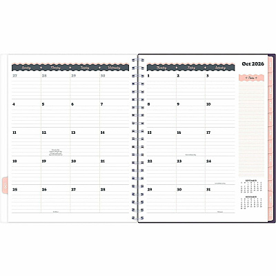 Mead CatCoq Retro Flower Weekly/Monthly Planner (CC02905)