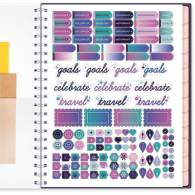 Mead CatCoq Retro Flower Weekly/Monthly Planner (CC02905)