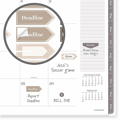 Cambridge Desert Grain Weekly/Monthly Planner (1845905)