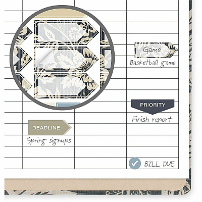 Cambridge Denim Blooms Monthly Planner (1850202)