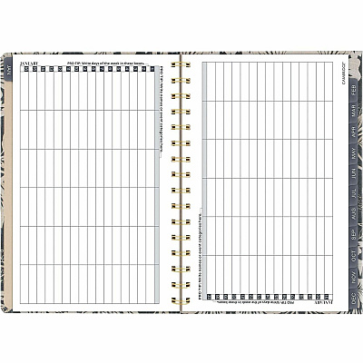 Cambridge Denim Blooms Monthly Planner (1850202)