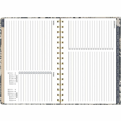 Cambridge Denim Blooms Monthly Planner (1850202)