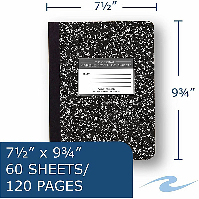 Roaring Spring Wide-ruled Composition Book (77222CT)