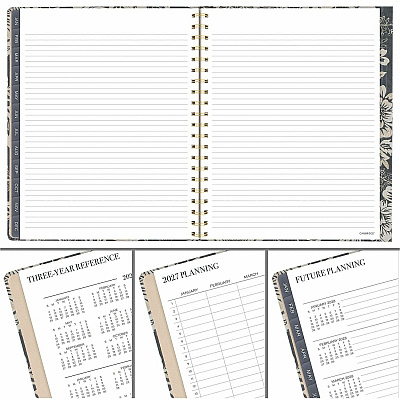 Cambridge Denim Blooms Monthly Planner (1850902)