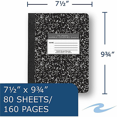 Roaring Spring Quad-Ruled Composition Notebooks (77227CT)