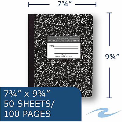 Roaring Spring Unruled Paper Composition Book (77260CT)