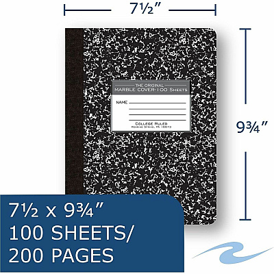 Roaring Spring 100-sheet College Ruled Comp. Book (77264CT)