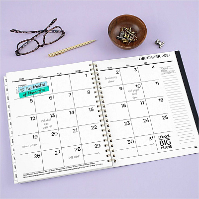 Mead BIG PLANS Tea Part Weekly/Monthly Planner (1834630)