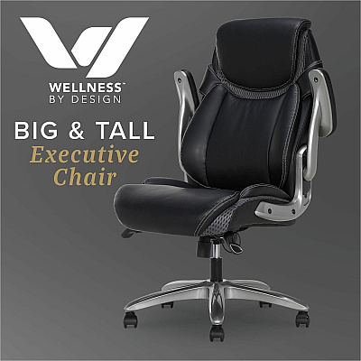 Lorell Lumbar Foam Executive Chair (47923)