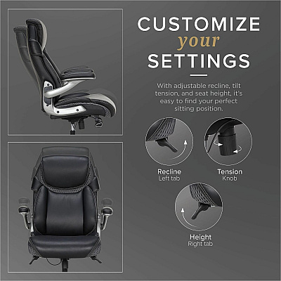 Lorell Lumbar Foam Executive Chair (47923)