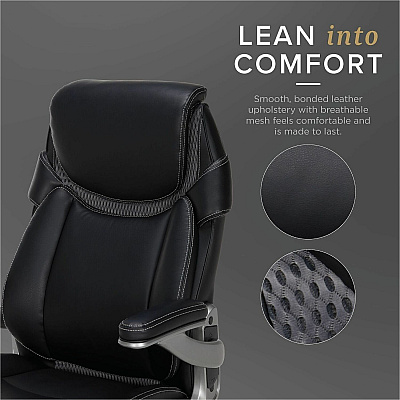 Lorell Lumbar Foam Executive Chair (47923)