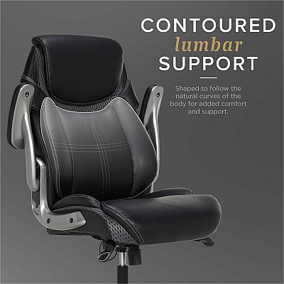 Lorell Lumbar Foam Executive Chair (47923)