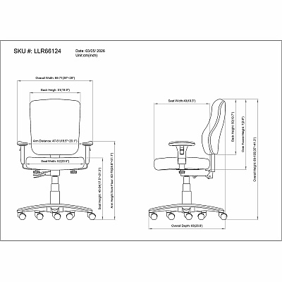 Lorell Accord Series Task Chair (66124)