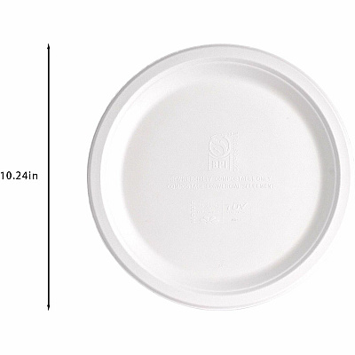 Genuine Joe BPI Certified Compostable Paper Plate (02044)
