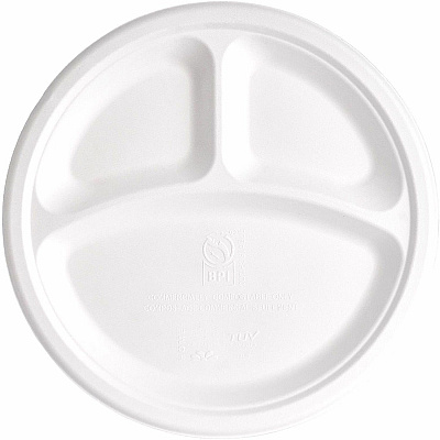 Genuine Joe BPI Certified Compostable Paper Plate (02045)