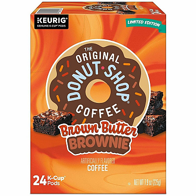 The Original Donut Shop K-Cup Brown Butter Brownie Coffee (0794CT)