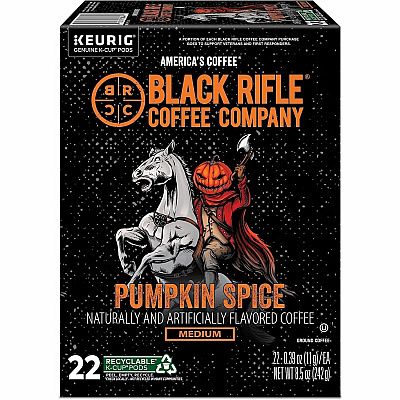 Black Rifle Coffee Company Coffee Company Coffee Company Black Rifle Coffee Company Coffee Company K-Cup Pumpkin Spice Coffee (0844)