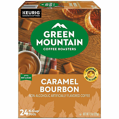 Green Mountain Coffee Roasters K-Cup Caramel Bourbon Coffee (1081)