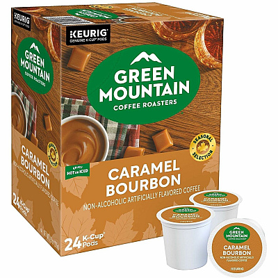 Green Mountain Coffee Roasters K-Cup Caramel Bourbon Coffee (1081)
