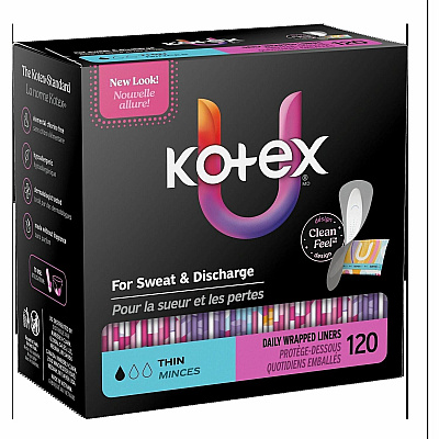 U by Kotex Wrapped Panty Liners (58311CT)
