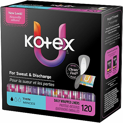 U by Kotex Wrapped Panty Liners (58311)
