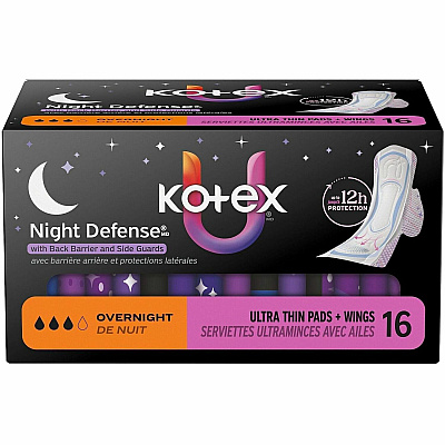 U by Kotex Ultra Thin Overnight Pads (58229CT)