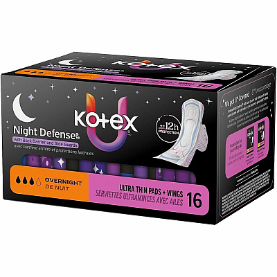U by Kotex Ultra Thin Overnight Pads (58229CT)