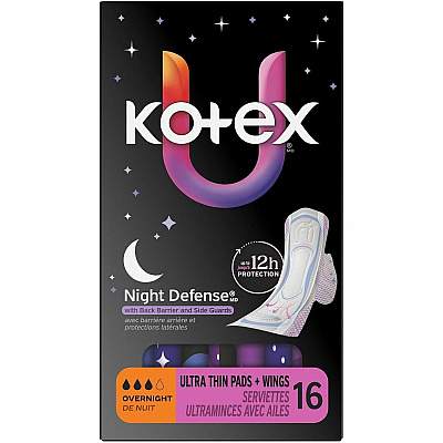 U by Kotex Ultra Thin Overnight Pads (58229)