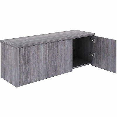 Lorell Essentials Wall-Mounted Hutches with Wood Doors (69635)