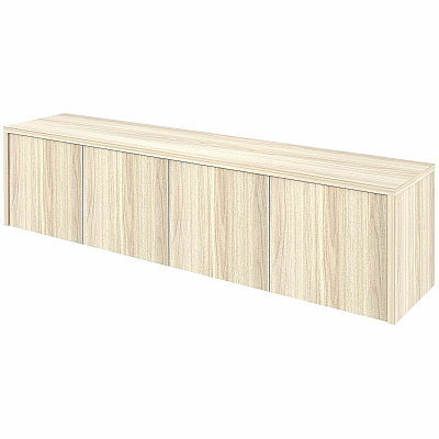 Lorell Essentials Wall-Mounted Hutches with Wood Doors (66346)
