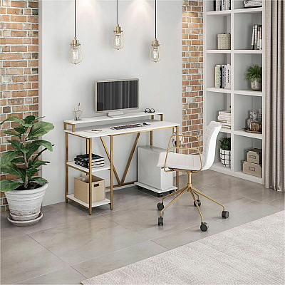 Techni Mobili Industrial Writing Desk (7310DGLD)