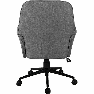 Techni Mobili Modern Upholstered Tufted Chair (2024GRY)