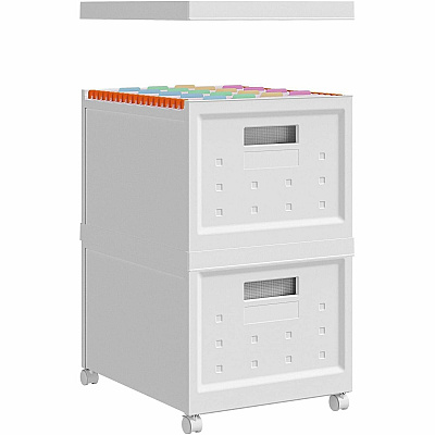 Techni Mobili Stackable Rolling File Boxes (SBXF205)