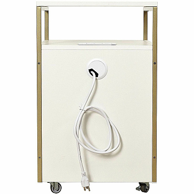 Techni Mobili Modern Rolling Filing Cabinet (S19WHT)