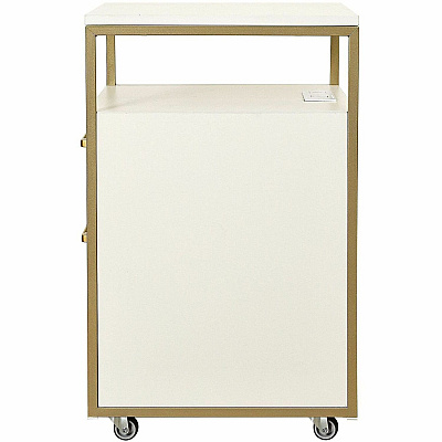 Techni Mobili Modern Rolling Filing Cabinet (S19WHT)