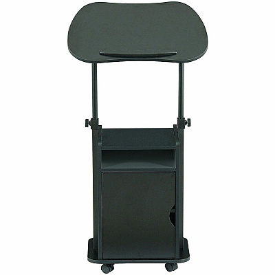 Techni Mobili Sit-to-Stand Adjustable Laptop Cart (B007BK)