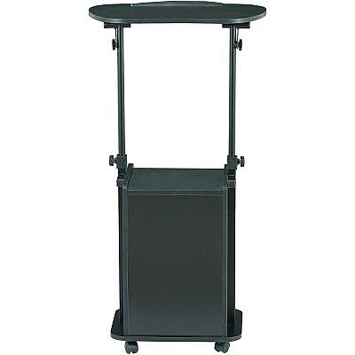 Techni Mobili Sit-to-Stand Adjustable Laptop Cart (B007BK)
