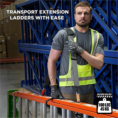 ergodyne Extension Ladder Shoulder Lifting Strap & Carrying Handle (19206)