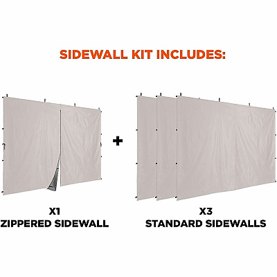 ergodyne SHAX 6058 Pop-Up Tent Sidewall Kit (12973)
