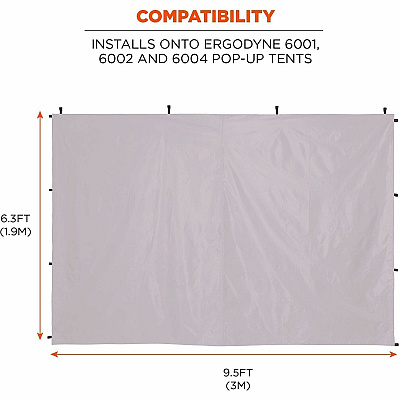 ergodyne SHAX 6058 Pop-Up Tent Sidewall Kit (12973)