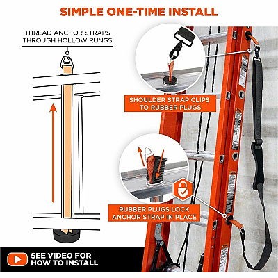 ergodyne Extension Ladder Shoulder Lifting Strap (19208)
