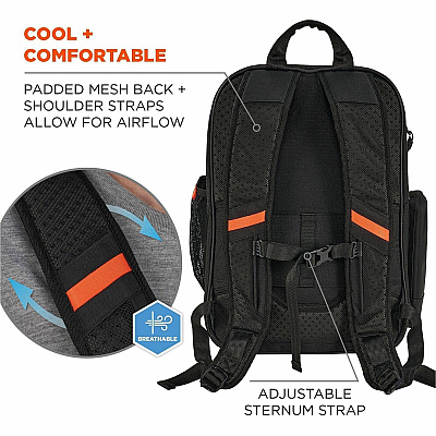 ergodyne Arsenal Carrying Case (Backpack) for 16" Notebook - Black (13046)