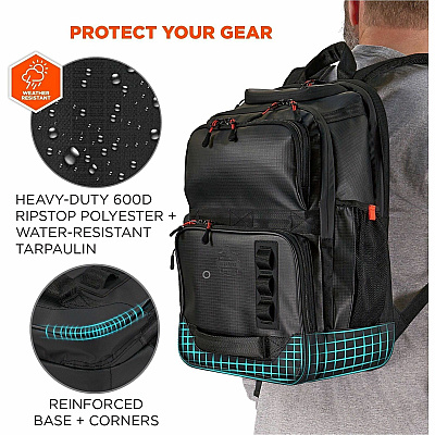 ergodyne Arsenal Carrying Case (Backpack) for 16" Notebook - Black (13046)